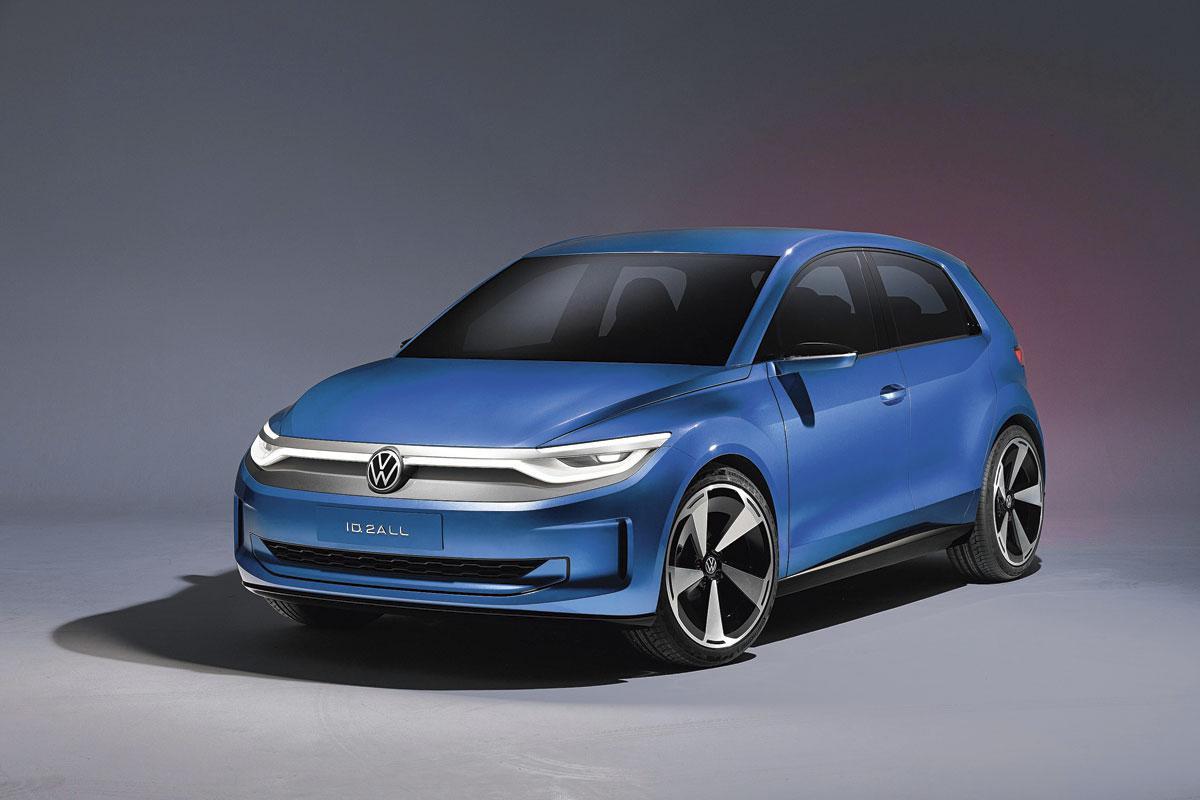 VW ID. 2allPromis pour 2025 à un tarif inférieur à 25.000 euros, ce modèle possède un volume équivalent à celui d’une Polo à carburant et offre une habitabilité semblable à une Golf.