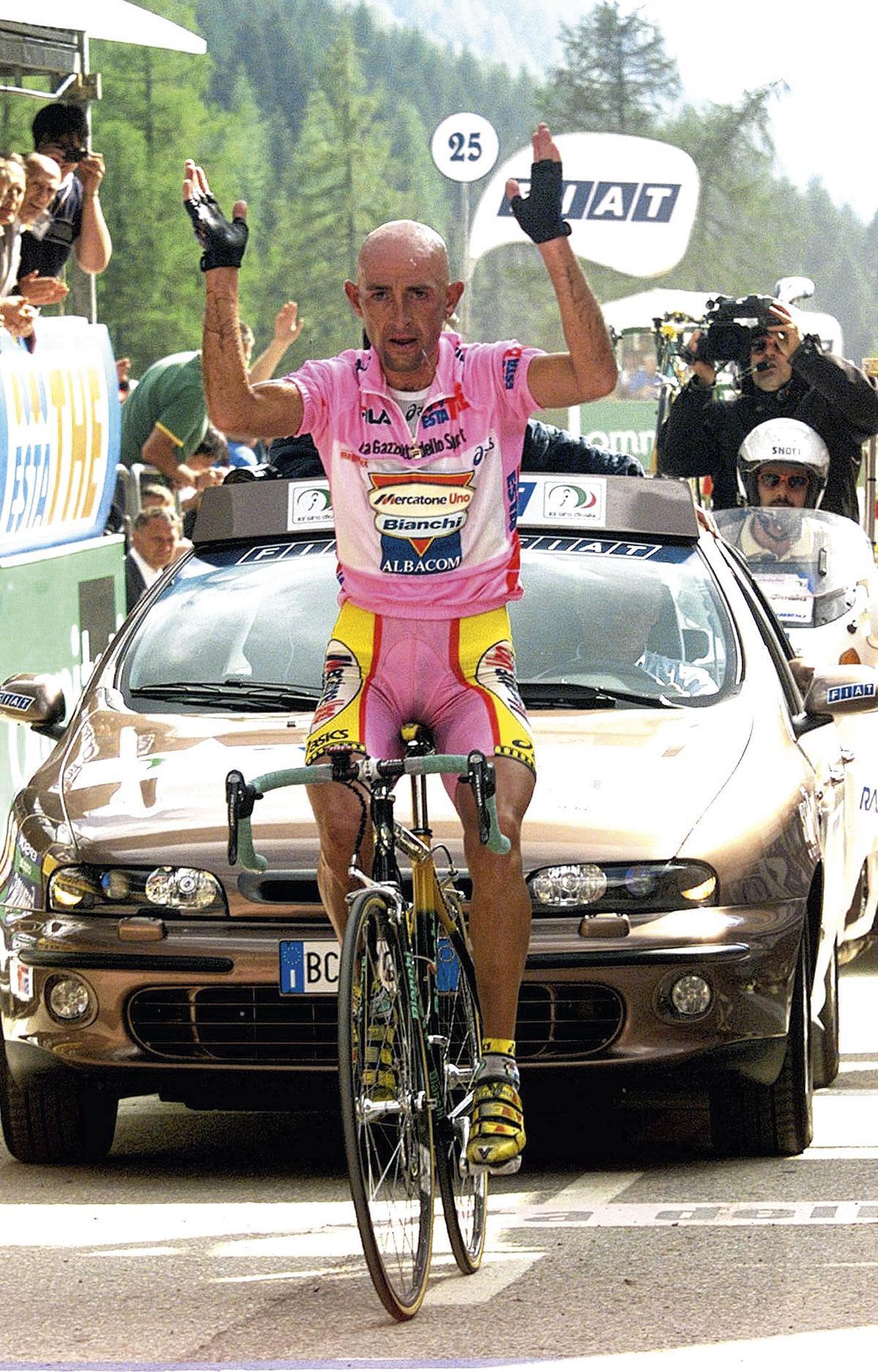 De derde ritzege van Marco Pantani in de Giro van 1999.