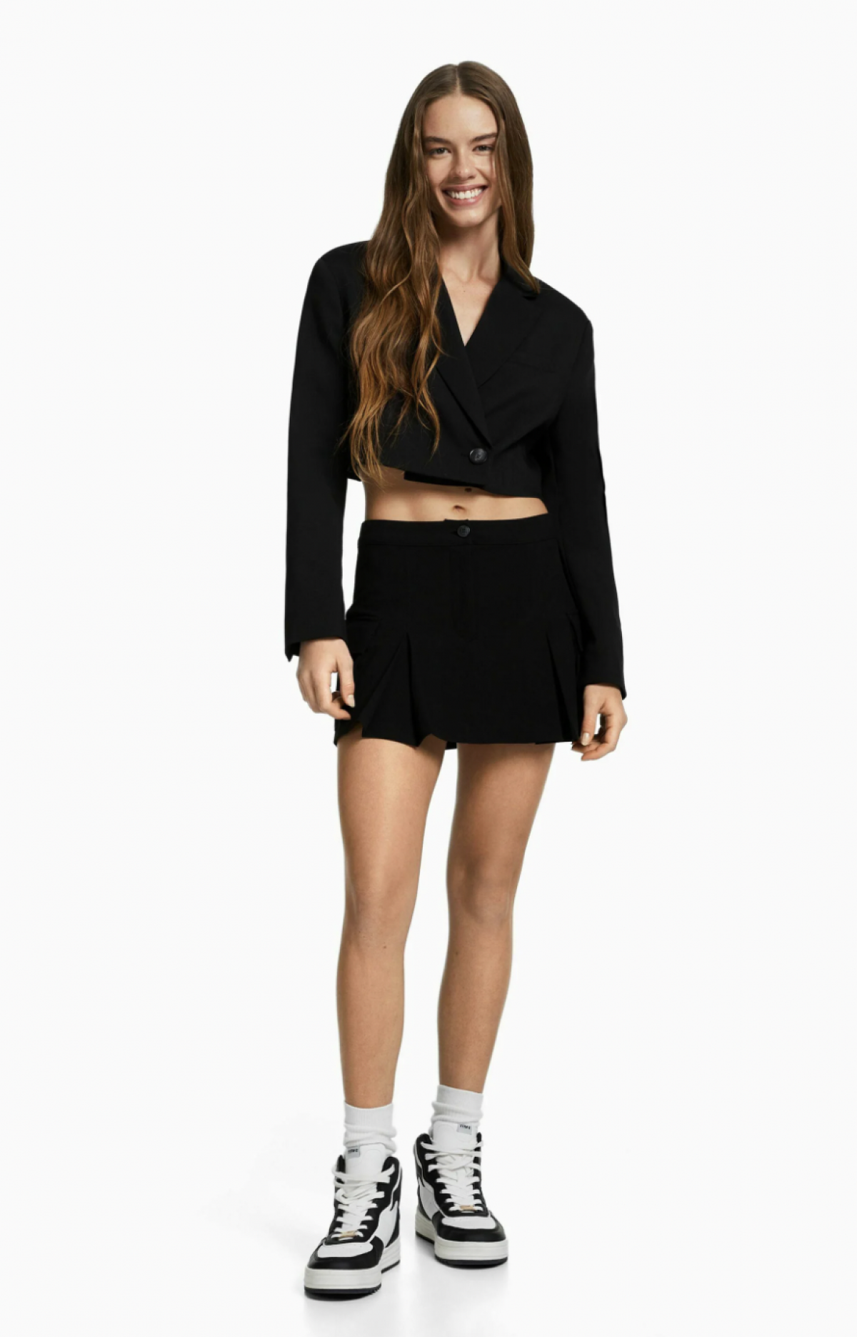 Cropped Tailored Twill 