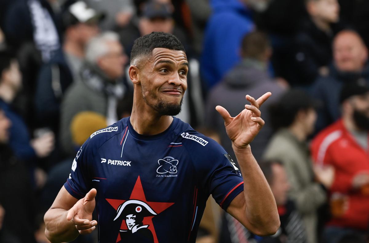 Zinho Gano scoorde een hattrick tegen KAS Eupen en zal ook zondag voor goals moeten zorgen. (foto Belga)