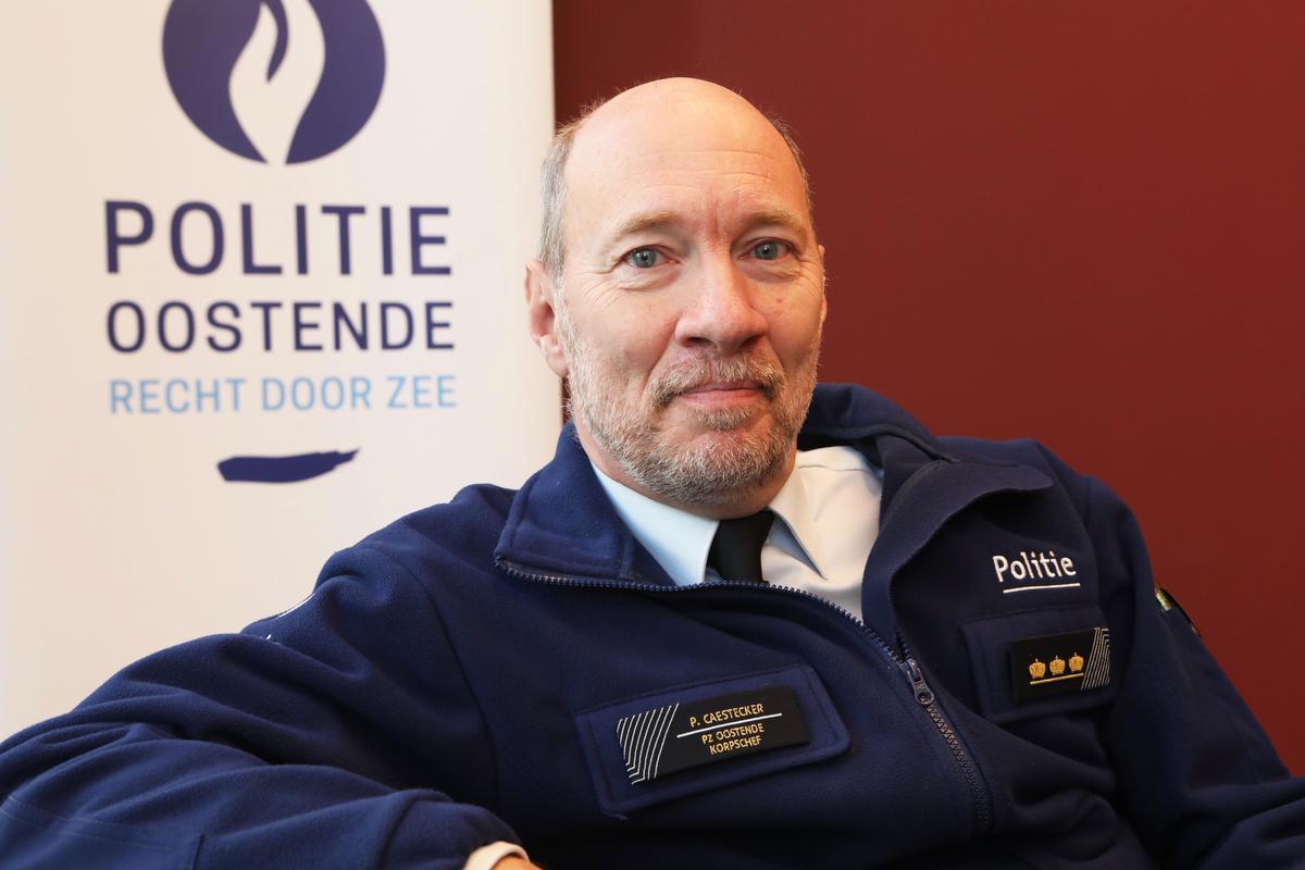 Korpschef Philip Caestecker van de Politie Oostende.