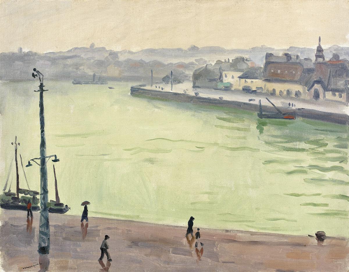 Le port de Dieppe (1937)