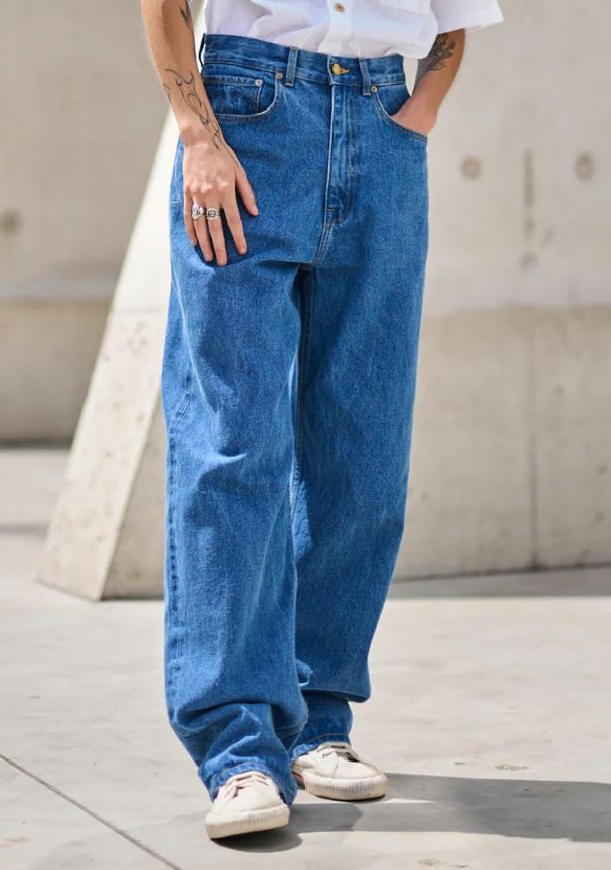 Oversized jeans in straight fit