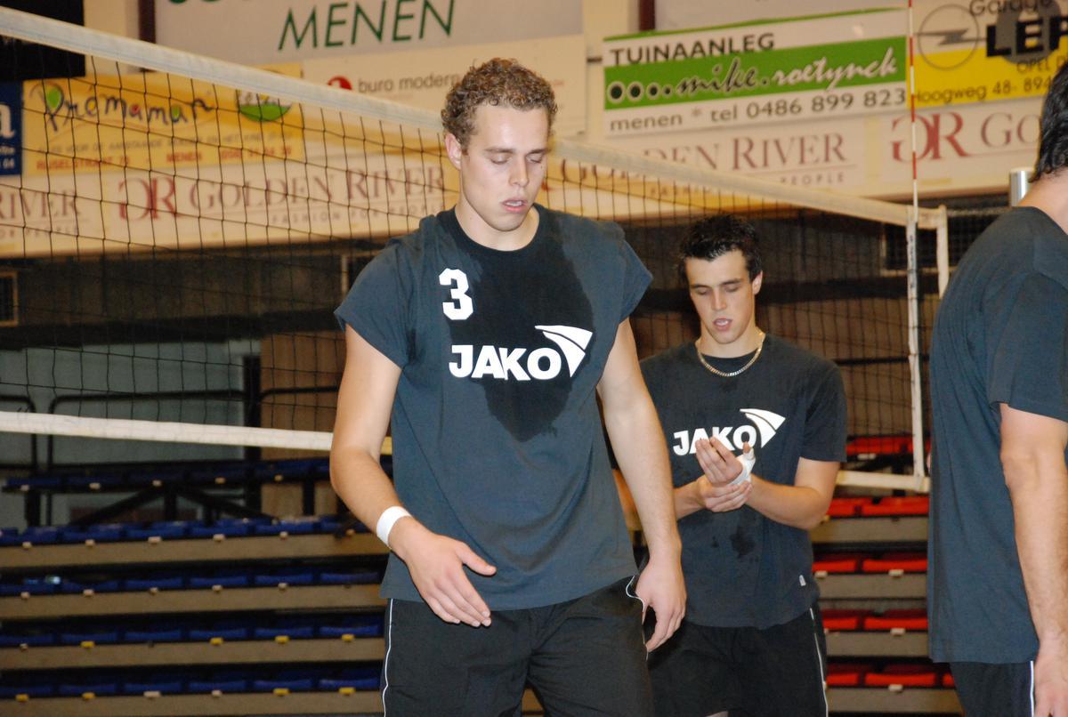 Jelle in 2008, nog groen achter de (volley)oren.