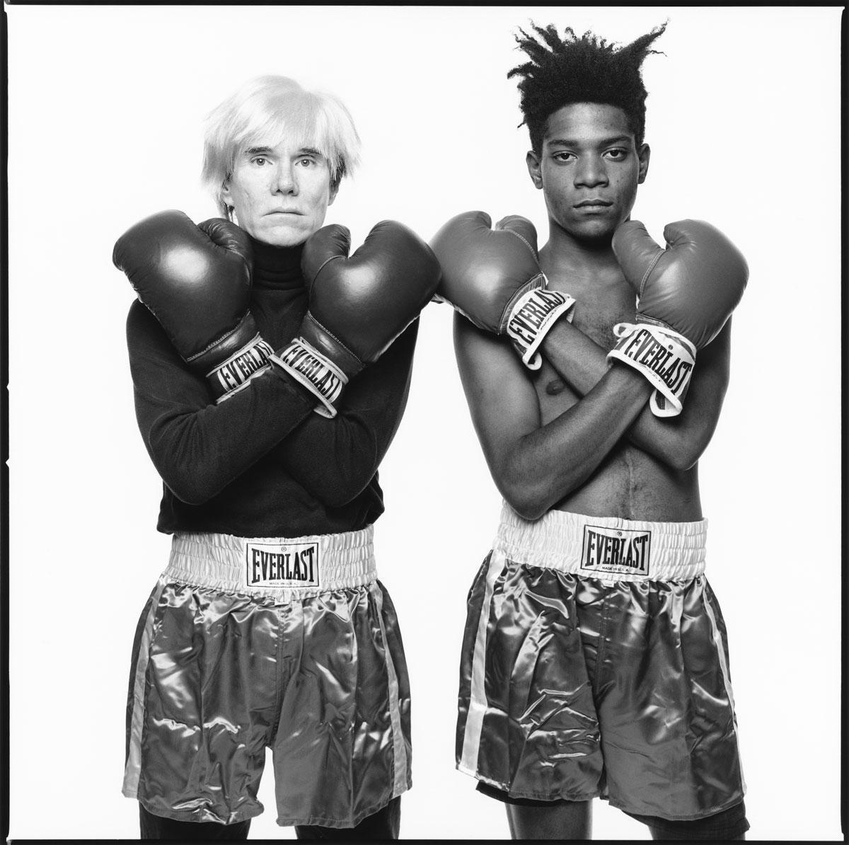 Michael Halsband, Andy Warhol and Jean-Michel Basquiat #143, New York City, July 10, 1985 © Michael Halsband