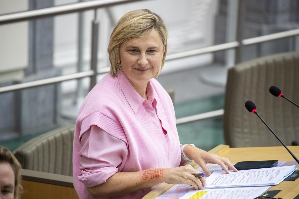 Vlaams minister Hilde Crevits (CD&V). (foto Belga)