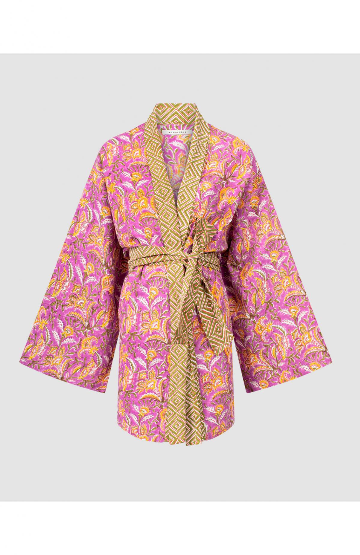 Kimono met bloemenmotief 'Bed of Flowers'