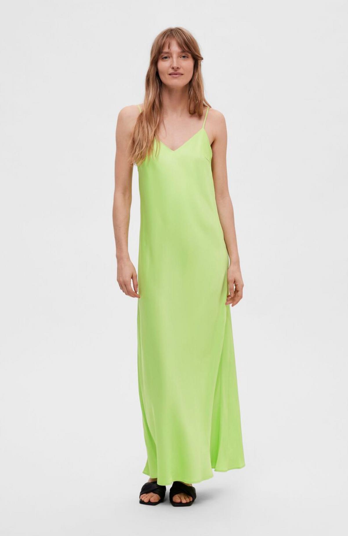 Satijnen slipdress