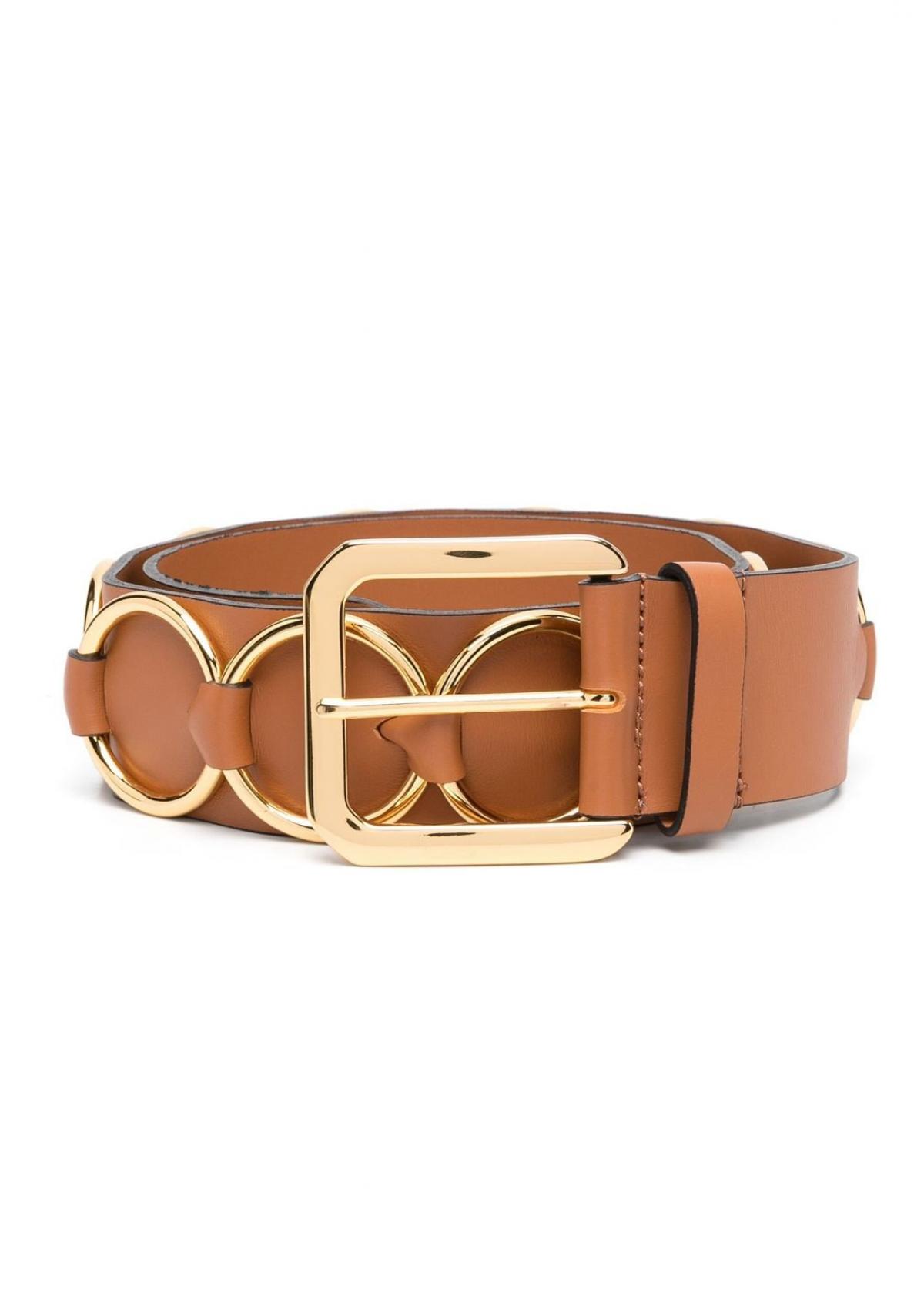 Riem met gouden ringen
