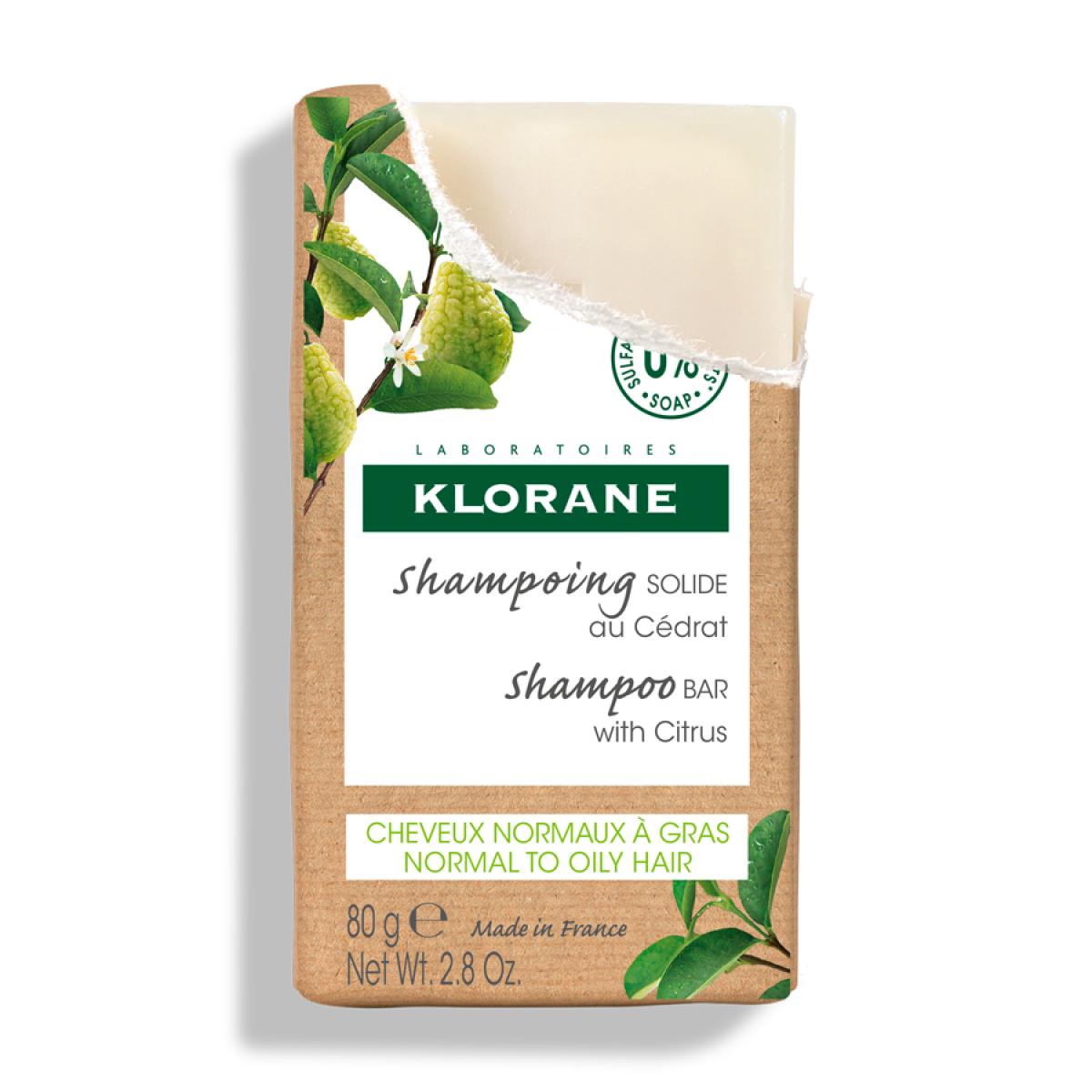Klorane shampoobar met cederappel (80 g)
