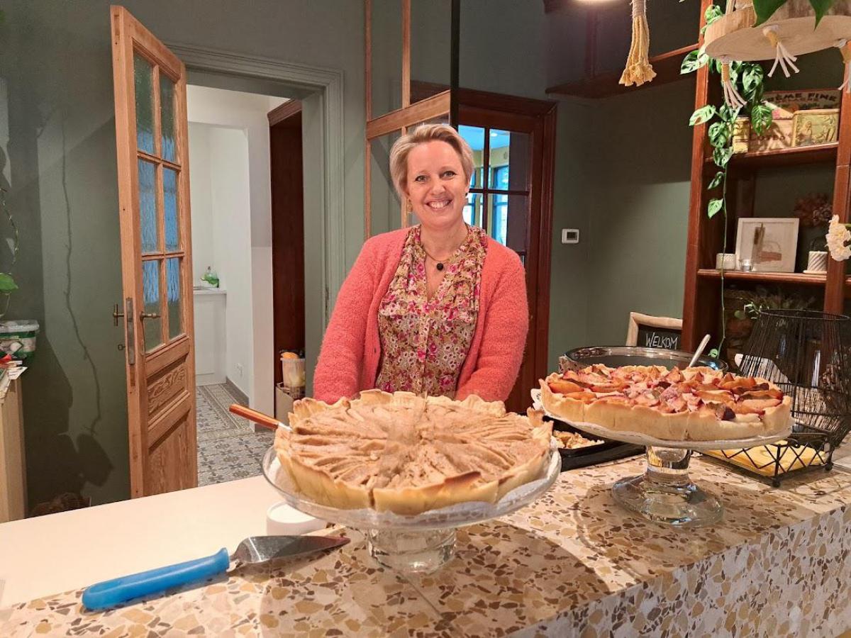 Leen Harinck van het Creatief Huis in de Vlamingstraat.