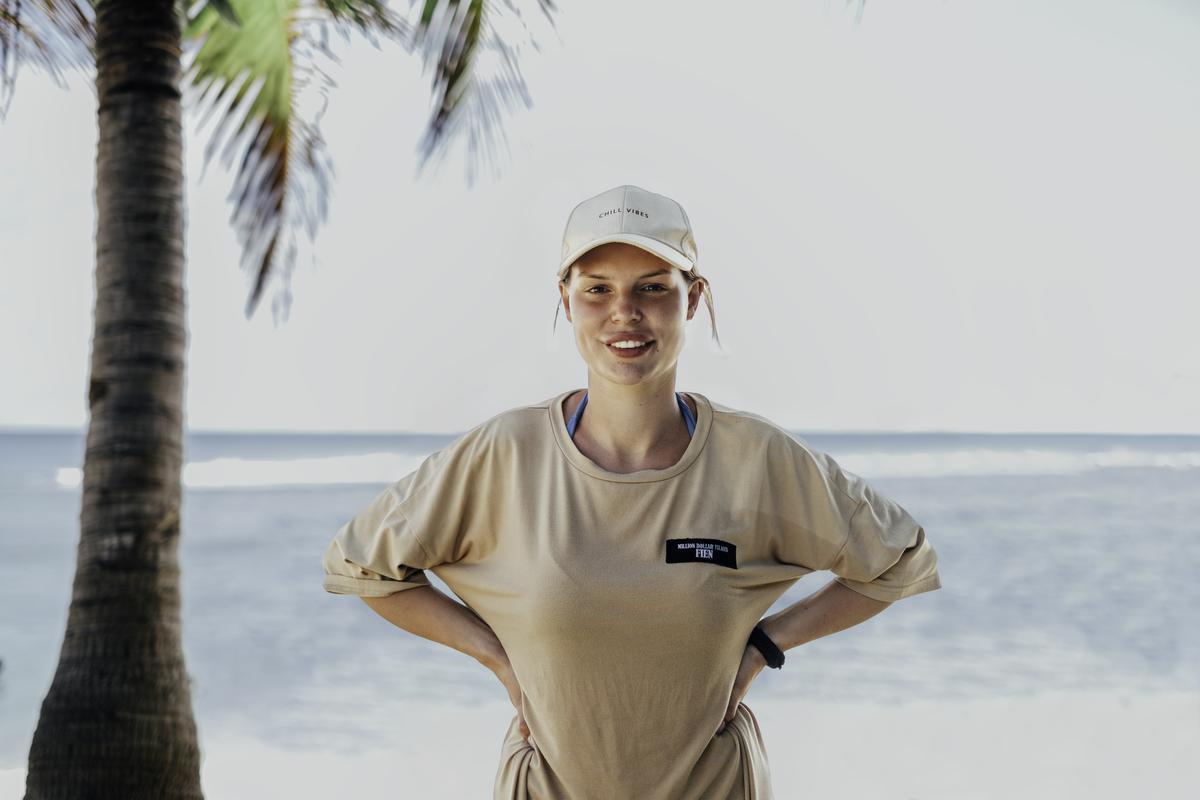 Fien Dobbelaere (27) uit Jabbeke is vanaf maandag 22 mei te zien in Million Dollar Island, een nieuw programma op VTM 2.