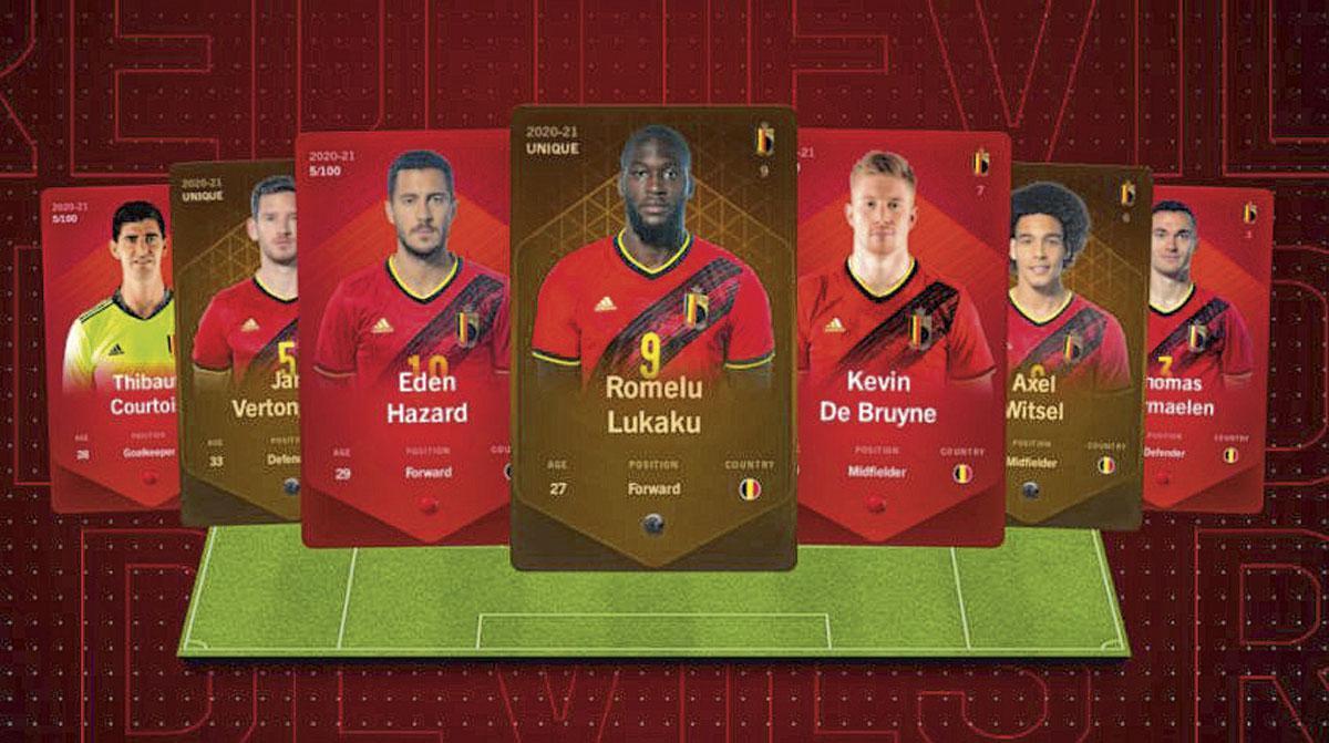 Cartes numériques. En 2021, l’Union belge de football a noué un partenariat avec la start-up française Sorare pour la sortie de cartes NFT des Diables Rouges.