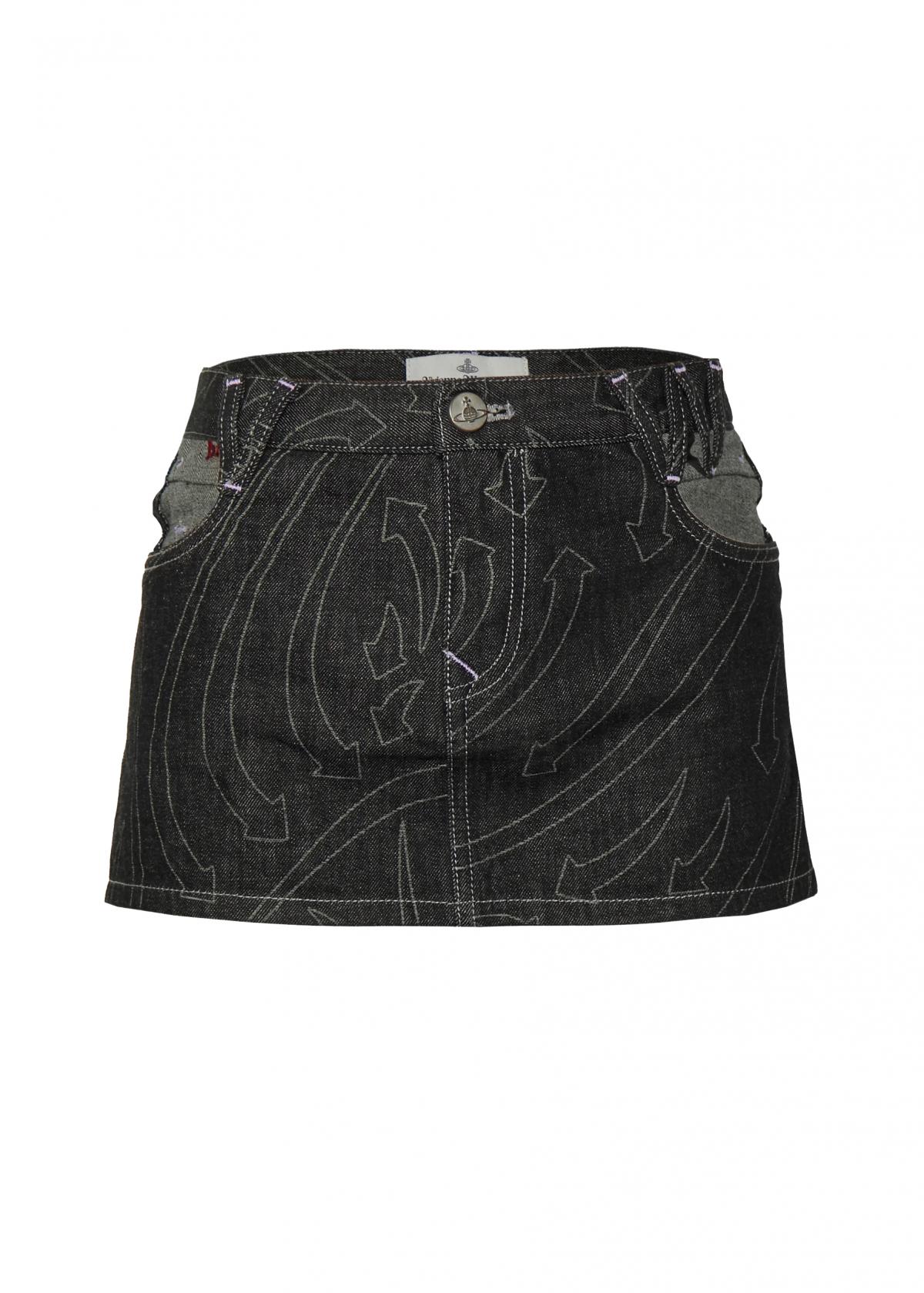 Mini-rok met cut-outs