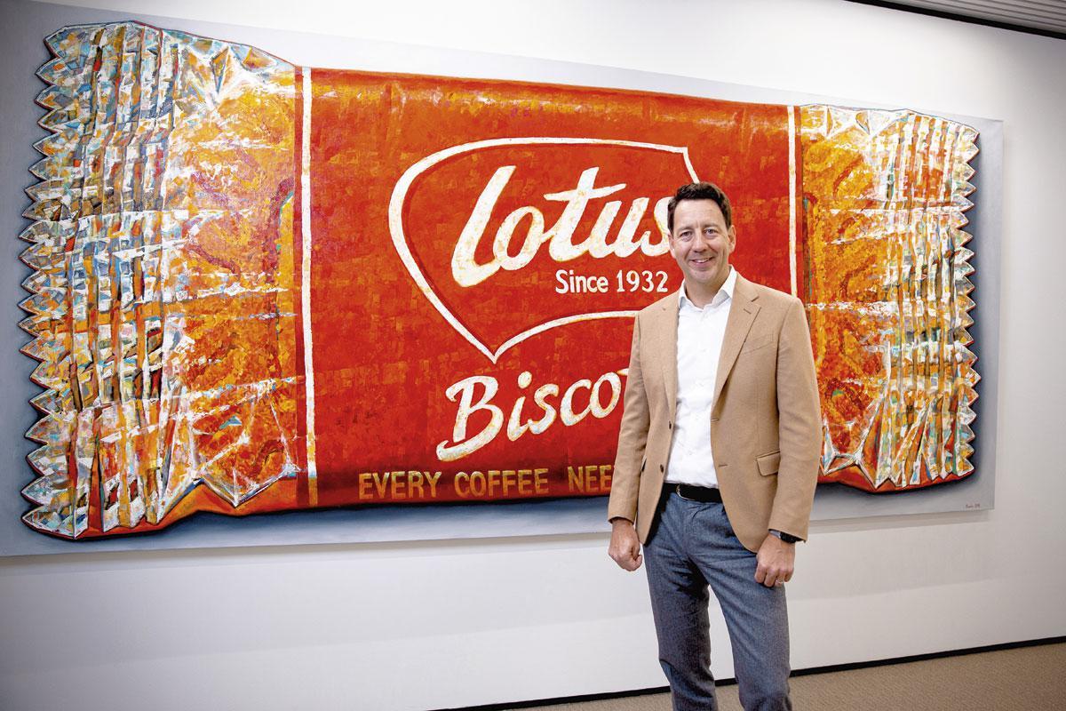 Jan Boone, CEO de Lotus Bakeries.
