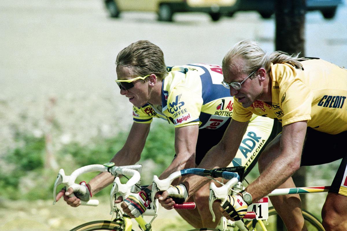 De Tour van 1989 was een lijf-aan-lijfgevecht tussen Greg LeMond en Laurent Fignon.