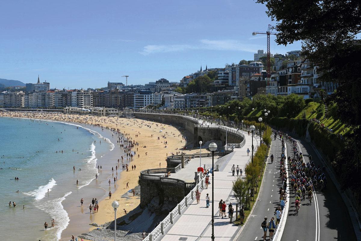 De aankomstplaats vandaag is dezelfde als die van de Clásica San Sebastián.