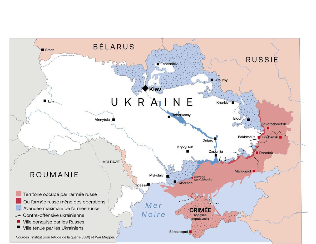 Les débuts de la contre-offensive ukrainienne