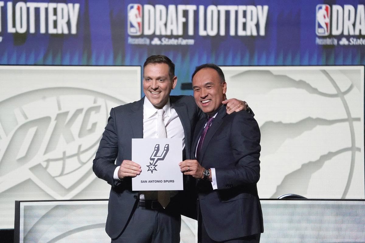 Chez les San Antonio Spurs, grand gagnant de la Draft Lottery, on se frotte déjà les mains.