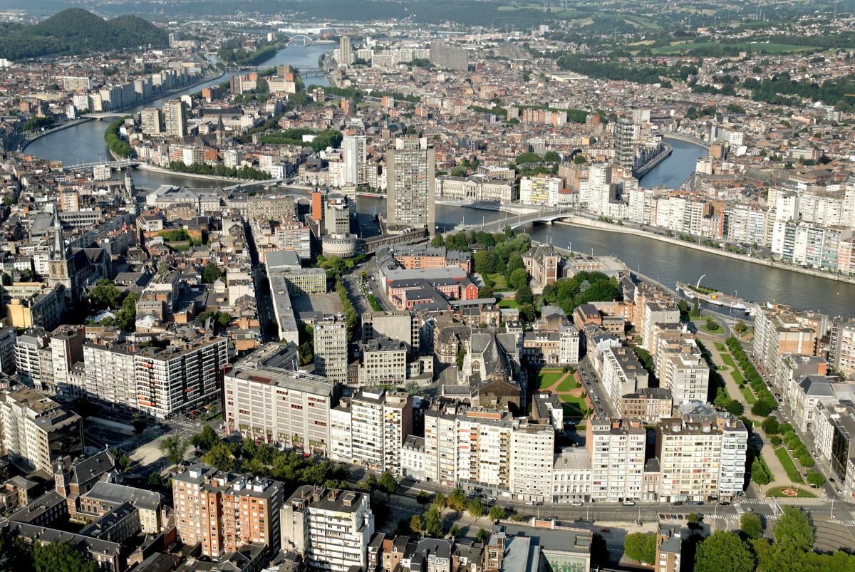 Liège vue aérienne 2007