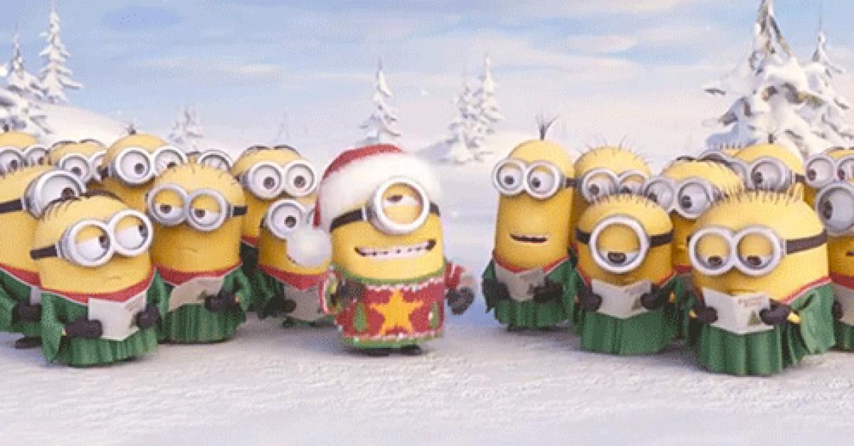 Les Minions nous souhaitent un joyeux Noël
