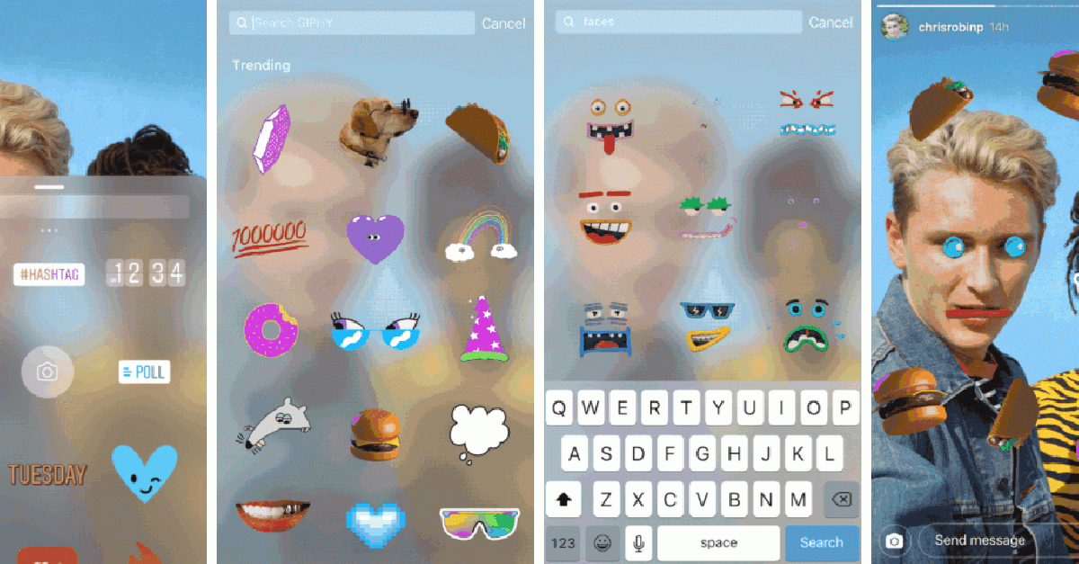 Les GIF débarquent dans vos stories Instagram comment faire?