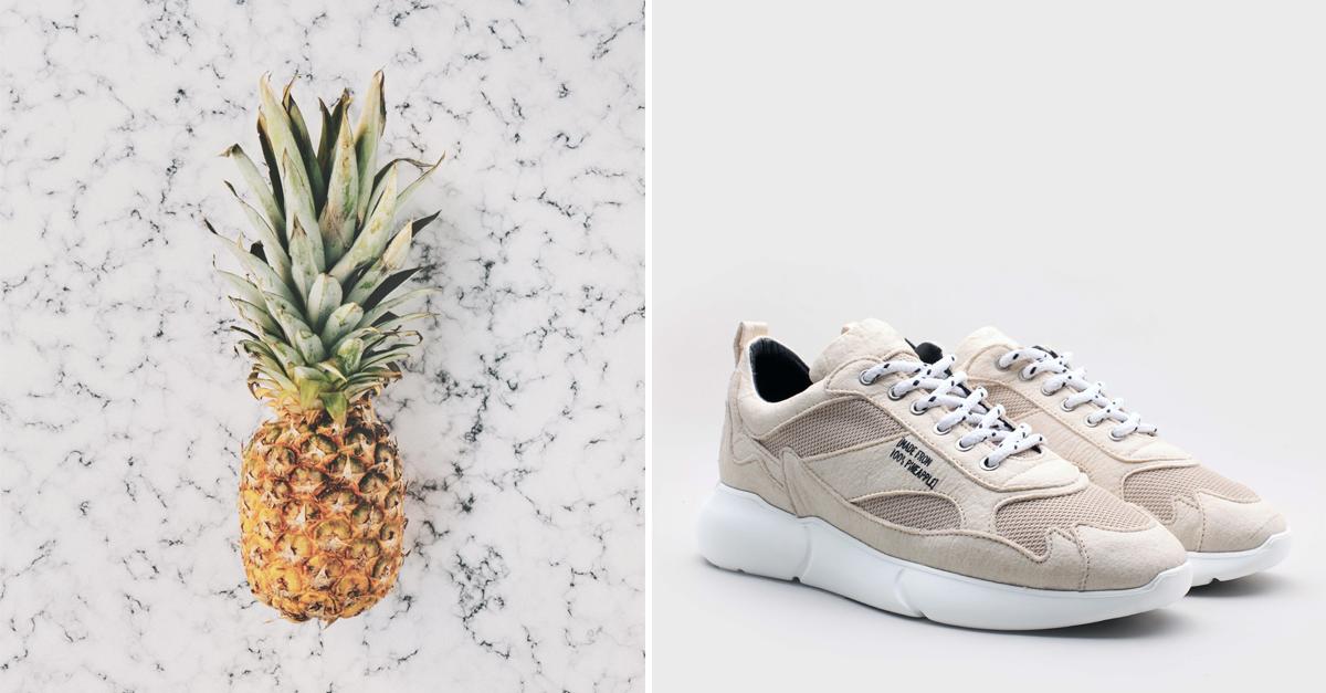 jury opslag of Deze vegan designersneakers zijn gemaakt van ananas