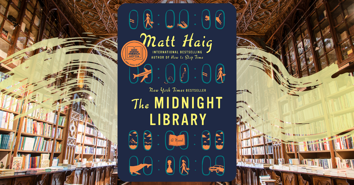 La Bibliothèque de Minuit de Matt Haig, 📖 Imaginez une bibliothèque  mystérieuse remplie des histoires des autres vies que vous auriez pu vivre.  C'est l'expérience que va vivre Nora Seed dans