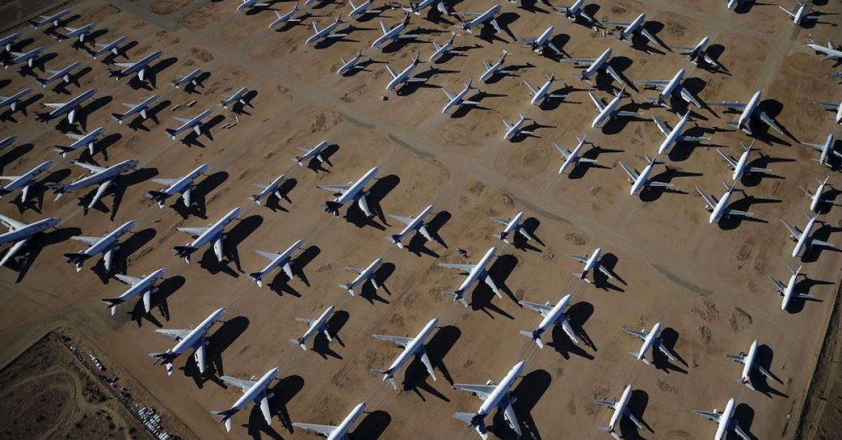 Le cimetière d'avions de Victorville en Californie (en images)