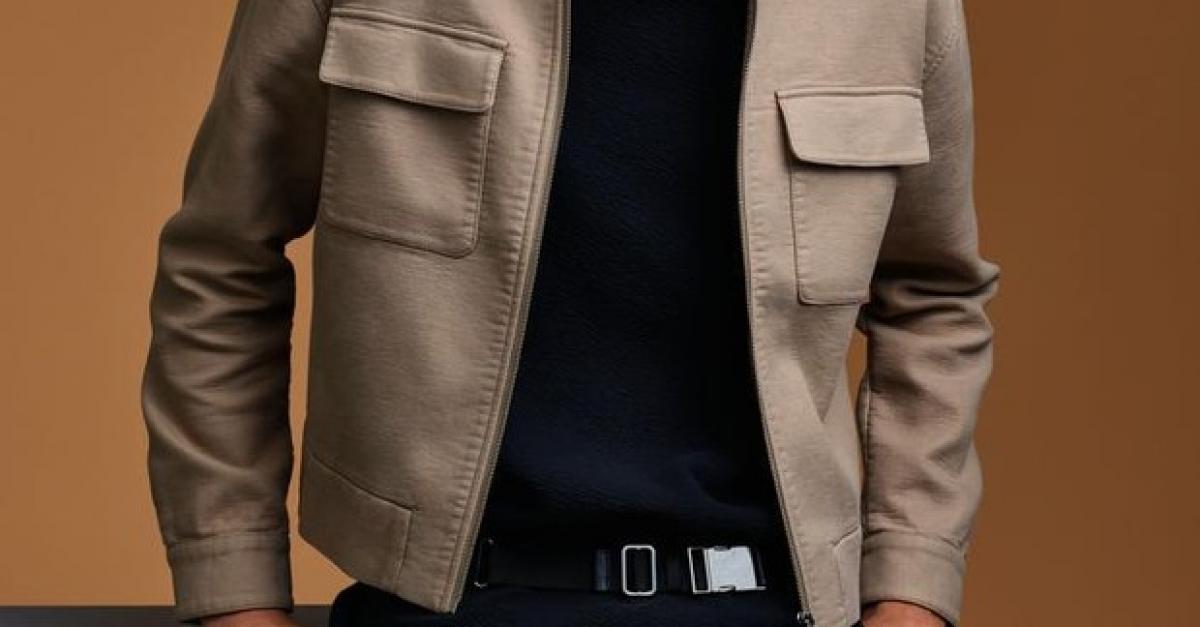 tweeling essence bloemblad Zip-up jas centraal bij mannenmode H&M voorjaar 2016