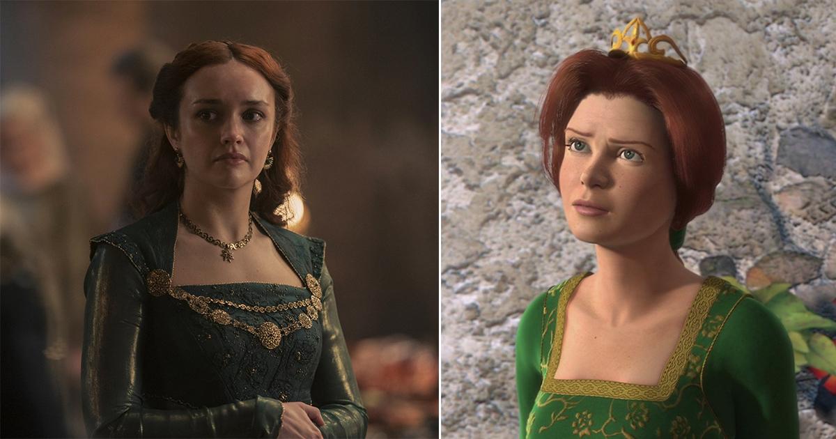TikTok toont gelijkenissen tussen 'Shrek' en 'House of the Dragon'