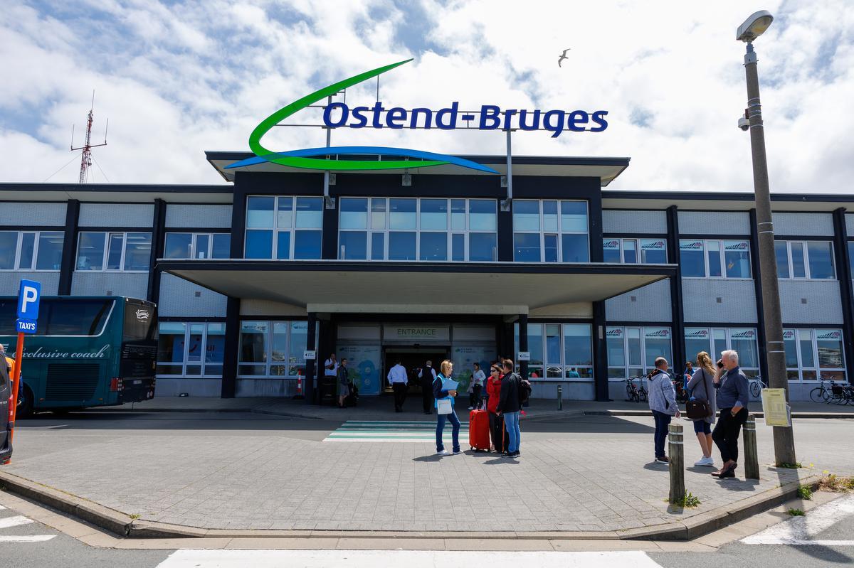 El aeropuerto de Ostende-Brujas recuerda unas fuertes vacaciones de verano