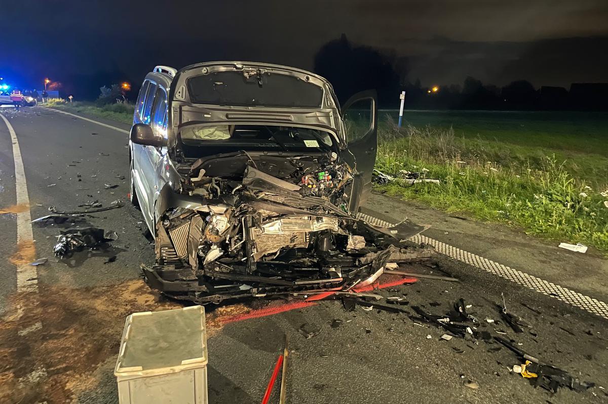 Drie Gewonden Bij Zware Frontale Botsingen Langs N58 In Geluwe - KW.be