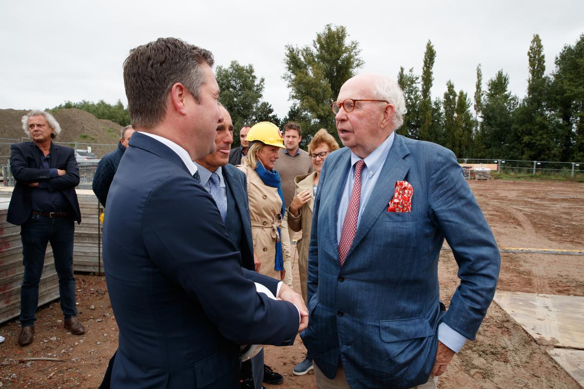 Samen met Vincent Mannaert van Club Brugge.© BELGA