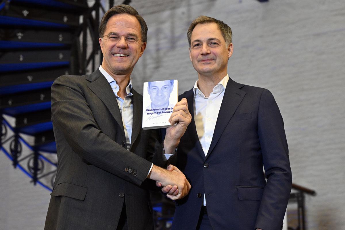 Mark Rutte en Alexander De Croo