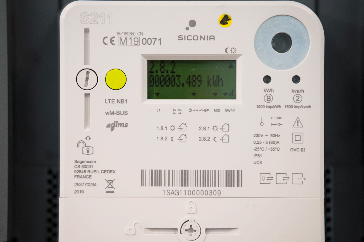 De digitale meter