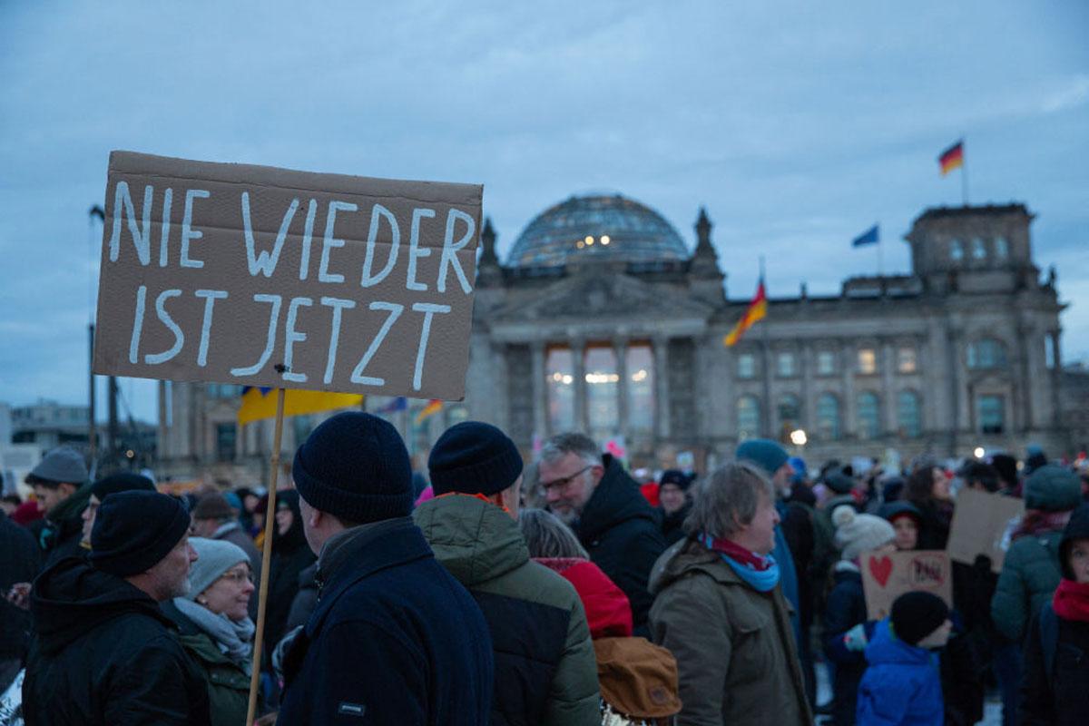 Protest tegen AfD in Duitsland