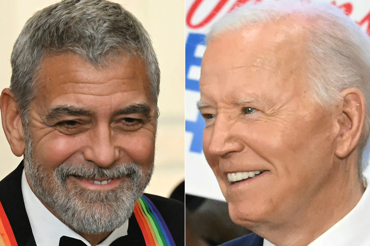 George Clooney en Joe Biden