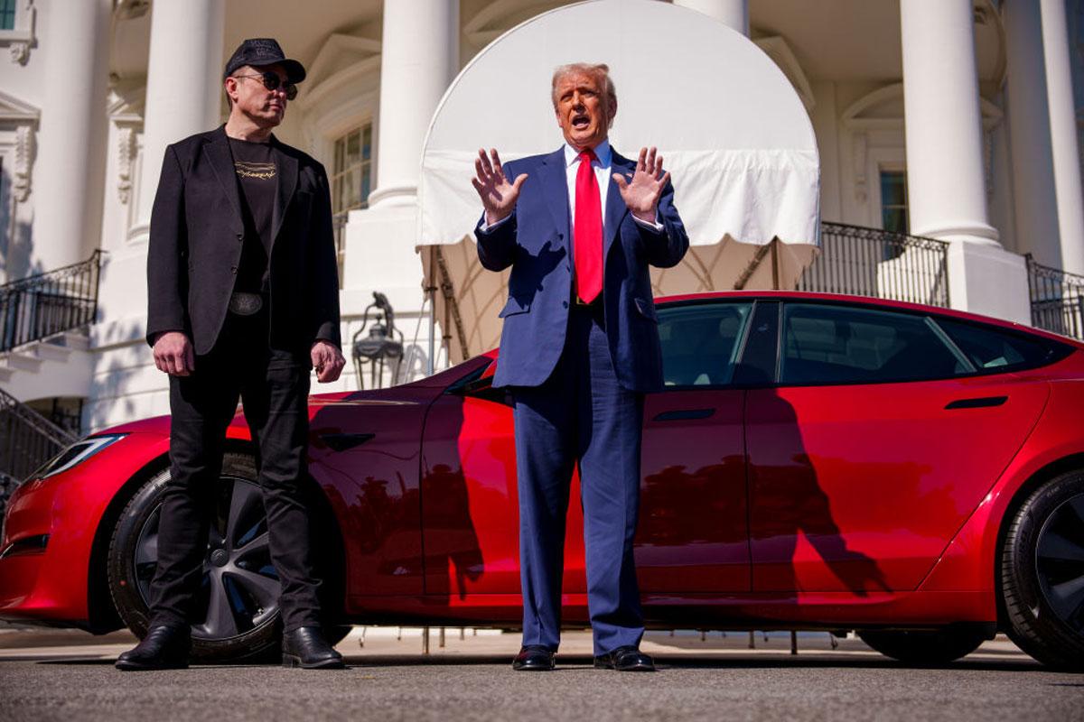 Elon Musk en Donald Trump