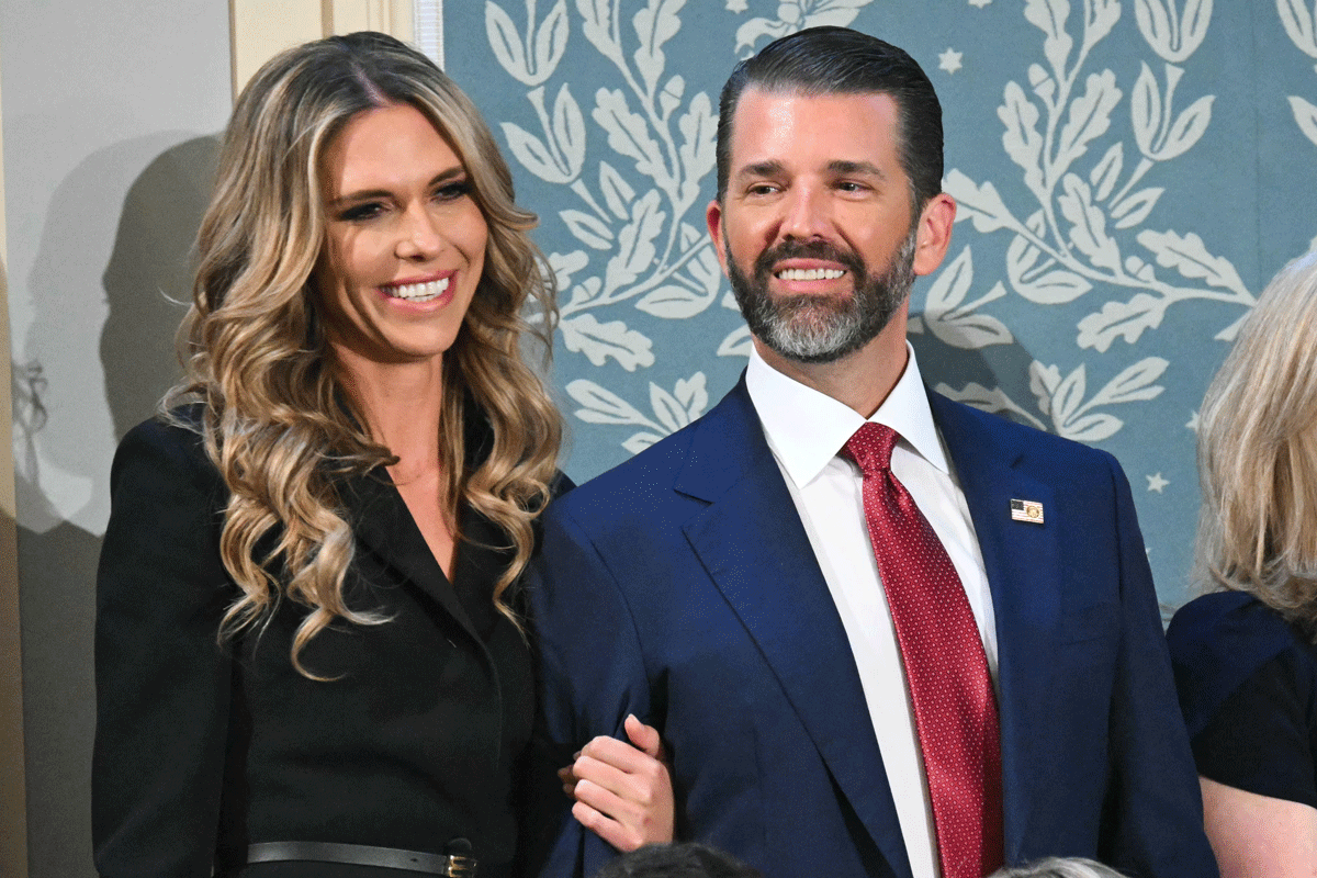 Donald Trump junior. eerder deze maand.