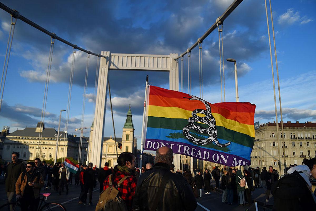 Pride protest