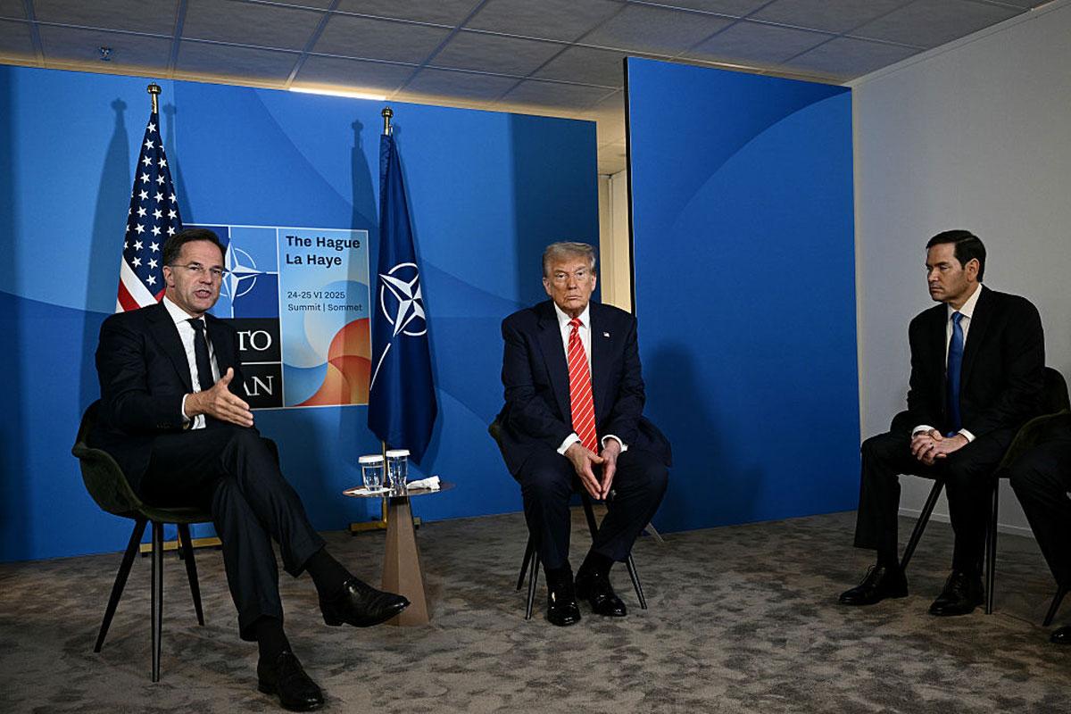 Mark Rutte Donald Trump
