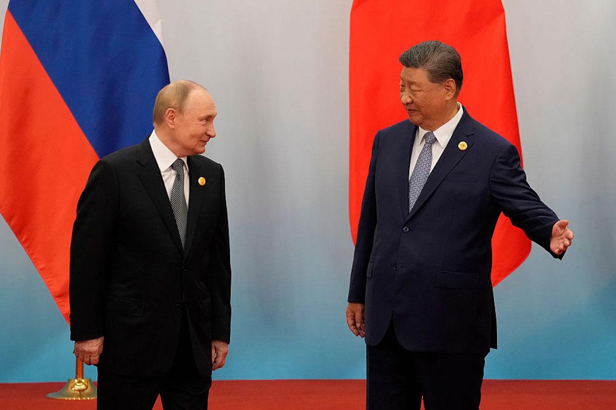 Vladimir Poetin en Xi Jinping