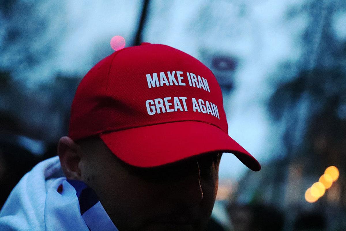 Betoging Iran Londen