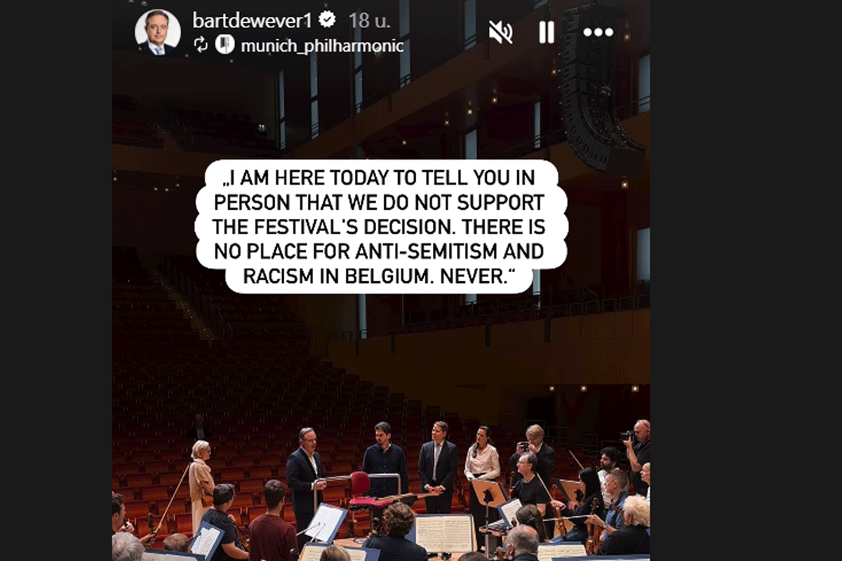 Dirigent Lahav Shani met de Münchner Philharmoniker: zijn concert in Gent werd geannuleerd.