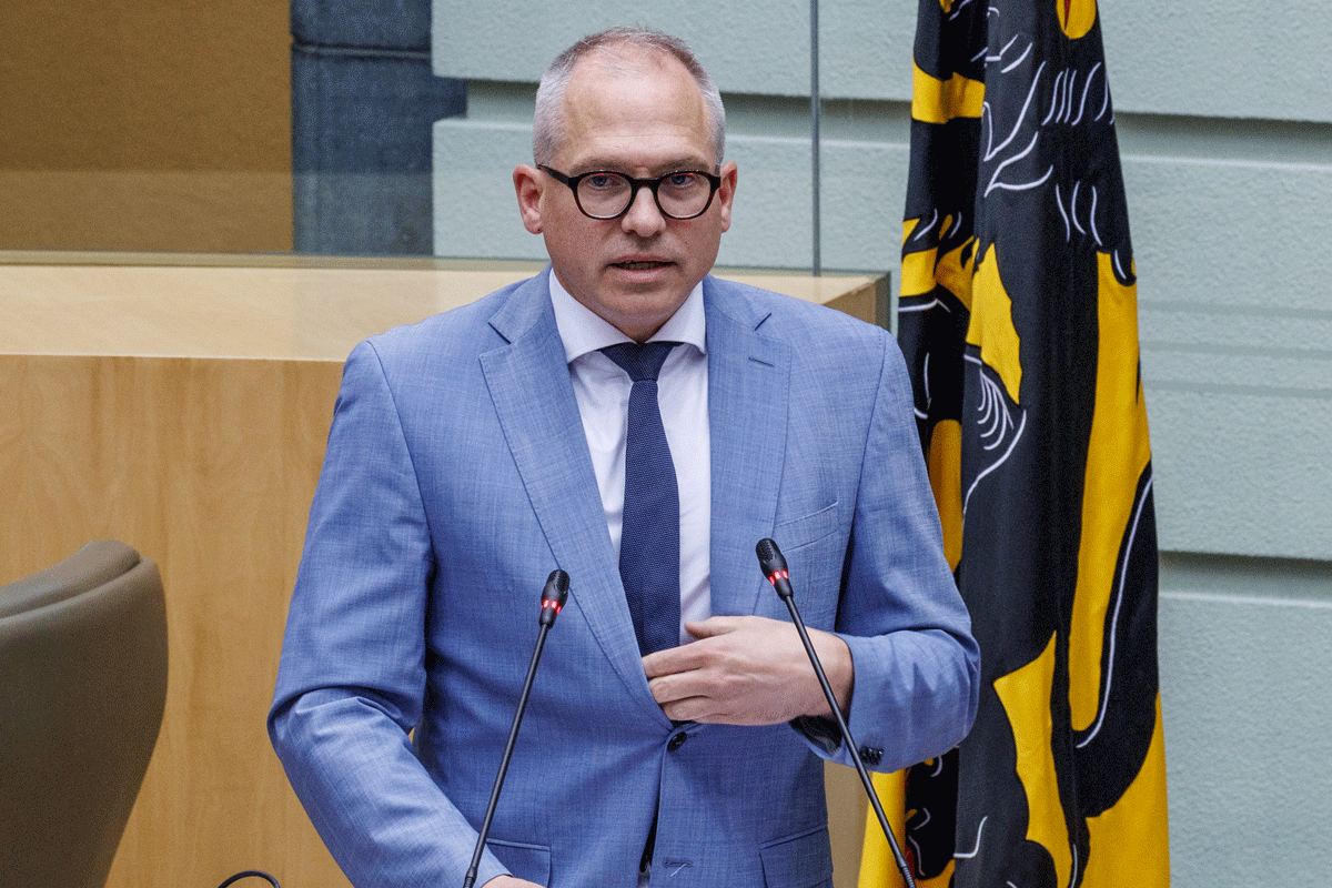 Matthias Diependaele (N-VA) op woensdag.