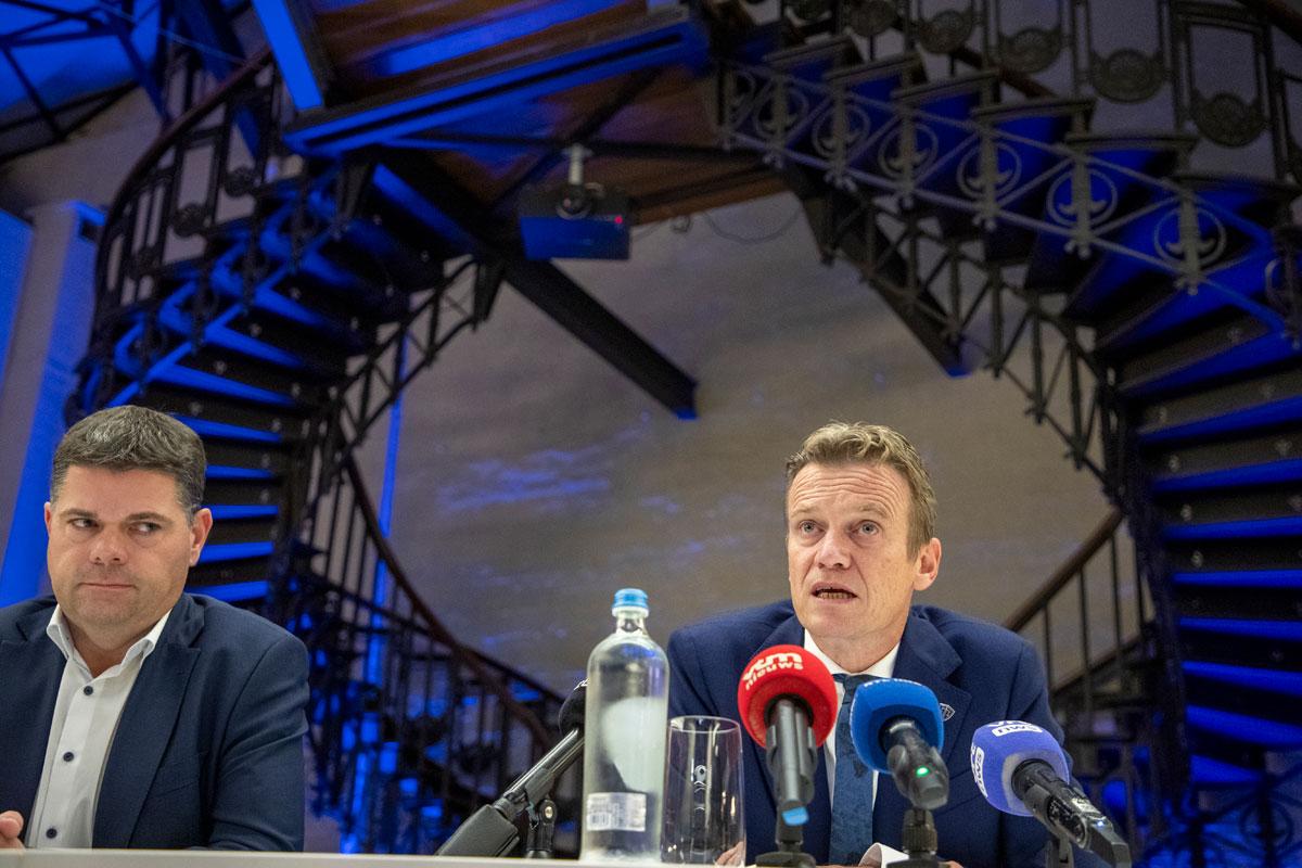 Tom Ongena en Paul Van Tigchelt op 22 oktober 2023.