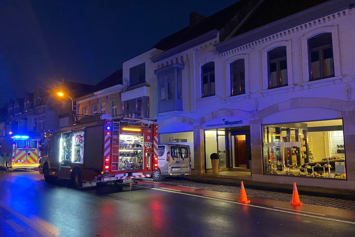 Brand bij begrafenisondernemer snel onder controle - KW.be