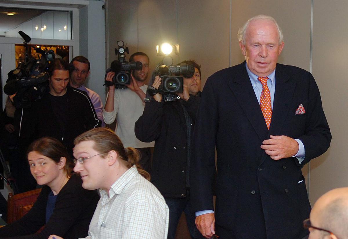 De burgemeester van Knokke-Heist kon altijd wel op veel persaandacht rekenen.© BELGA