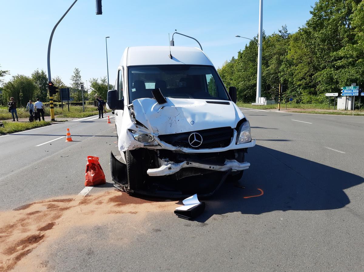 Even Verkeershinder Door Aanrijding Op Rijksweg - KW.be